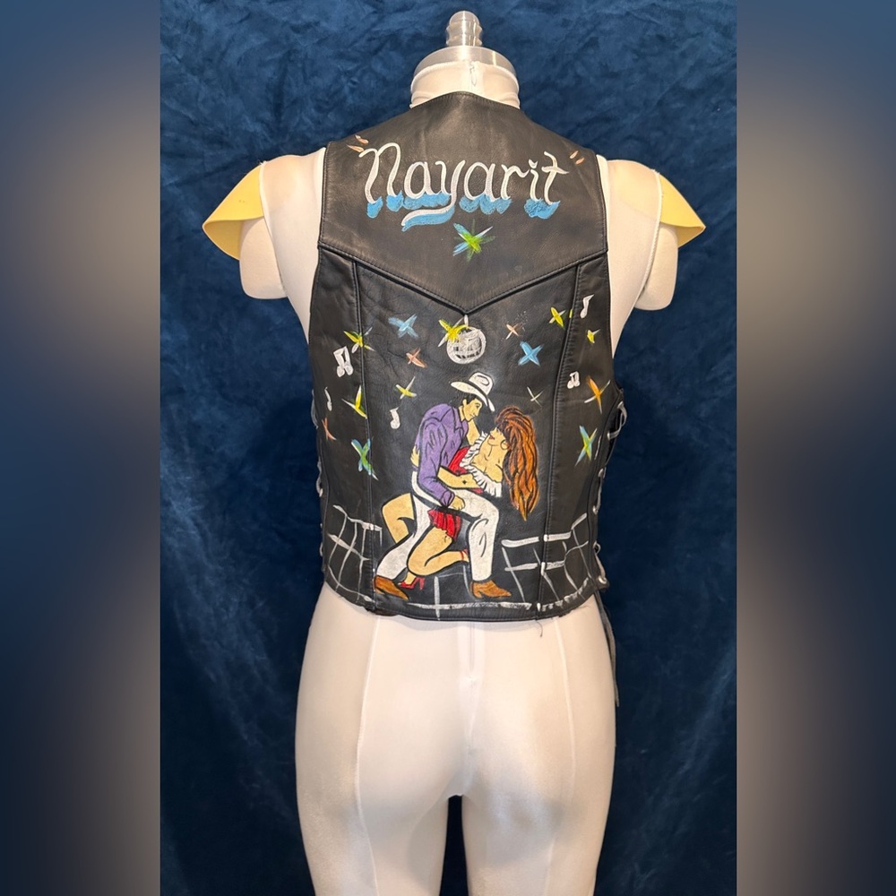 One-Of-A-Kind Vintage Painted Vest